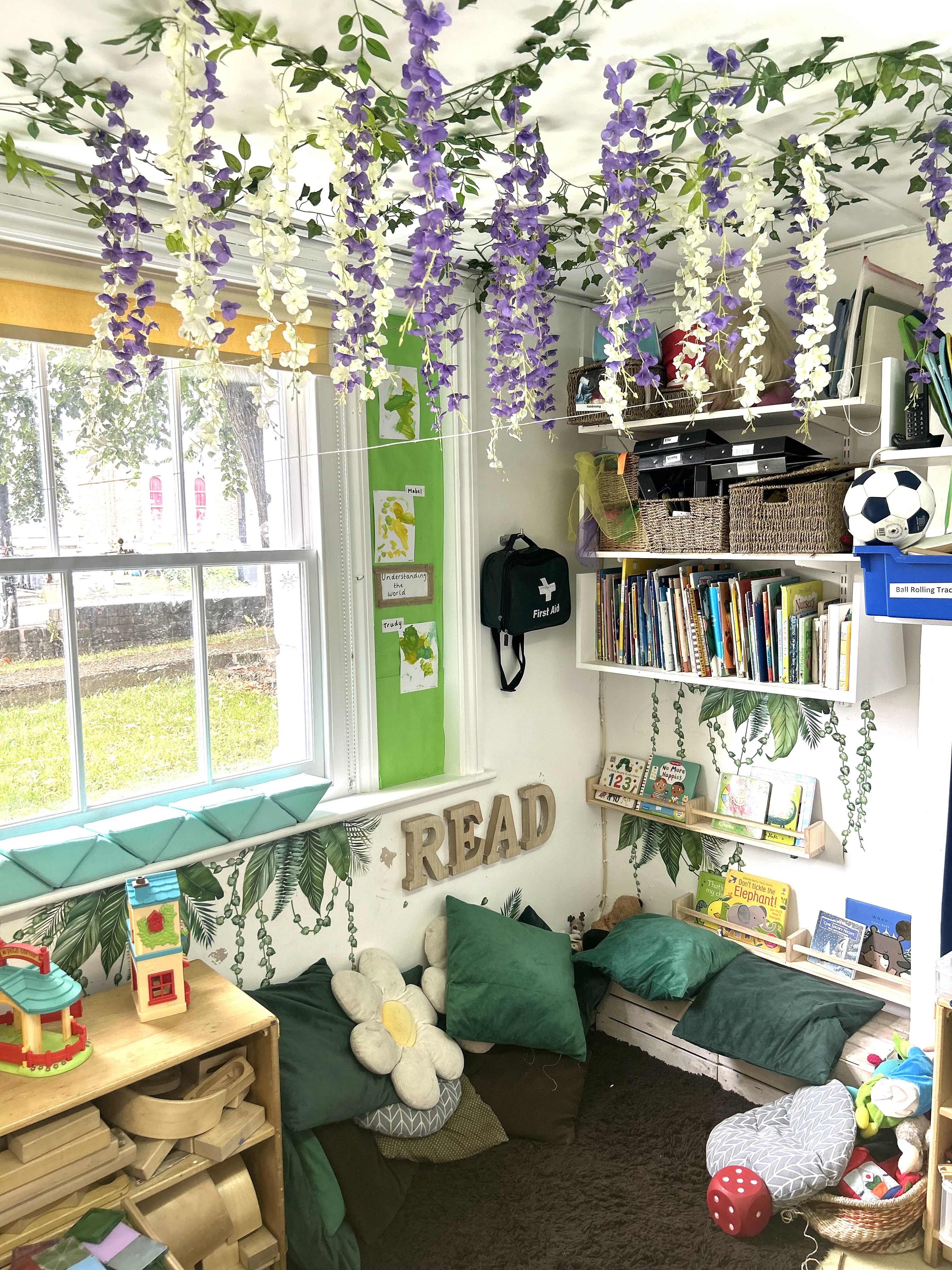 Photograph of playroom within Goldsmiths nursery